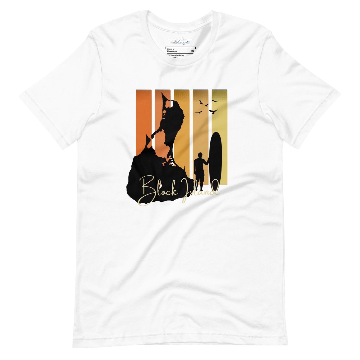 Block Island Surf Board Unisex T-Shirt