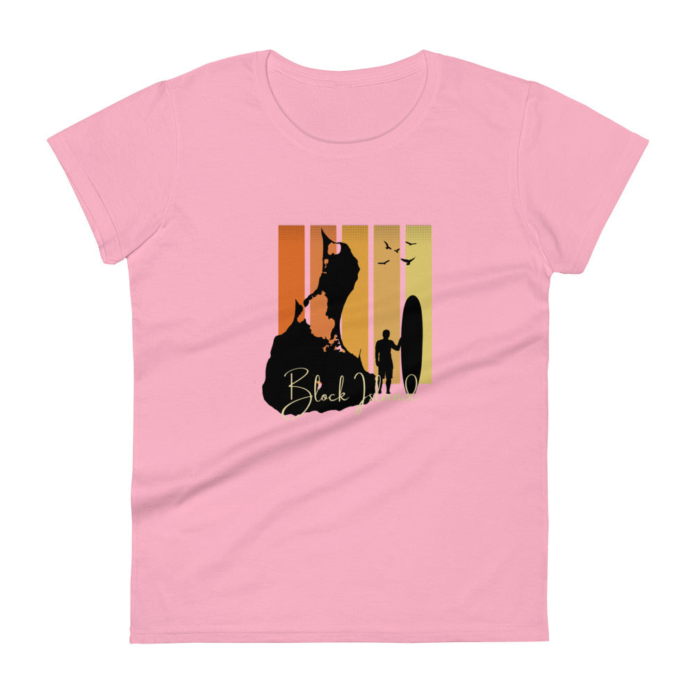 Block Island Surf Board Women's T-Shirt