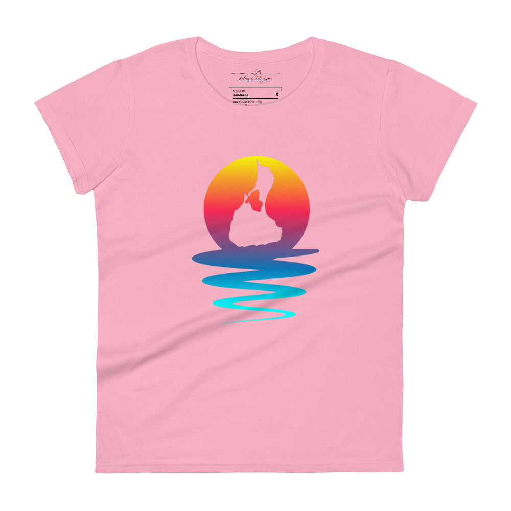 Block Island Earth, Water, and Sun Women's Tee