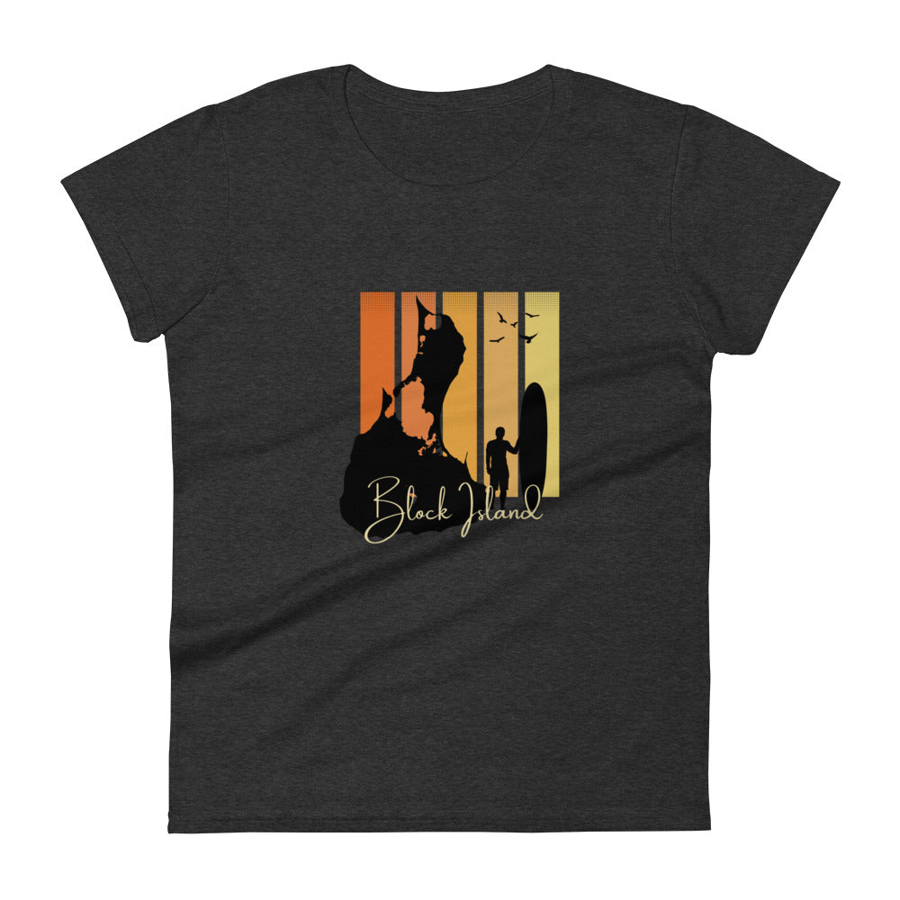 Block Island Surf Board Women's T-Shirt