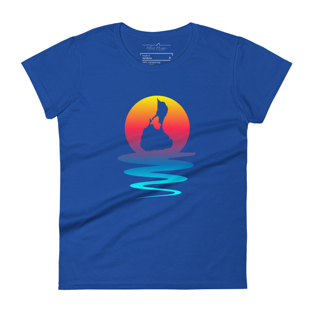 Block Island Earth, Water, and Sun Women's Tee
