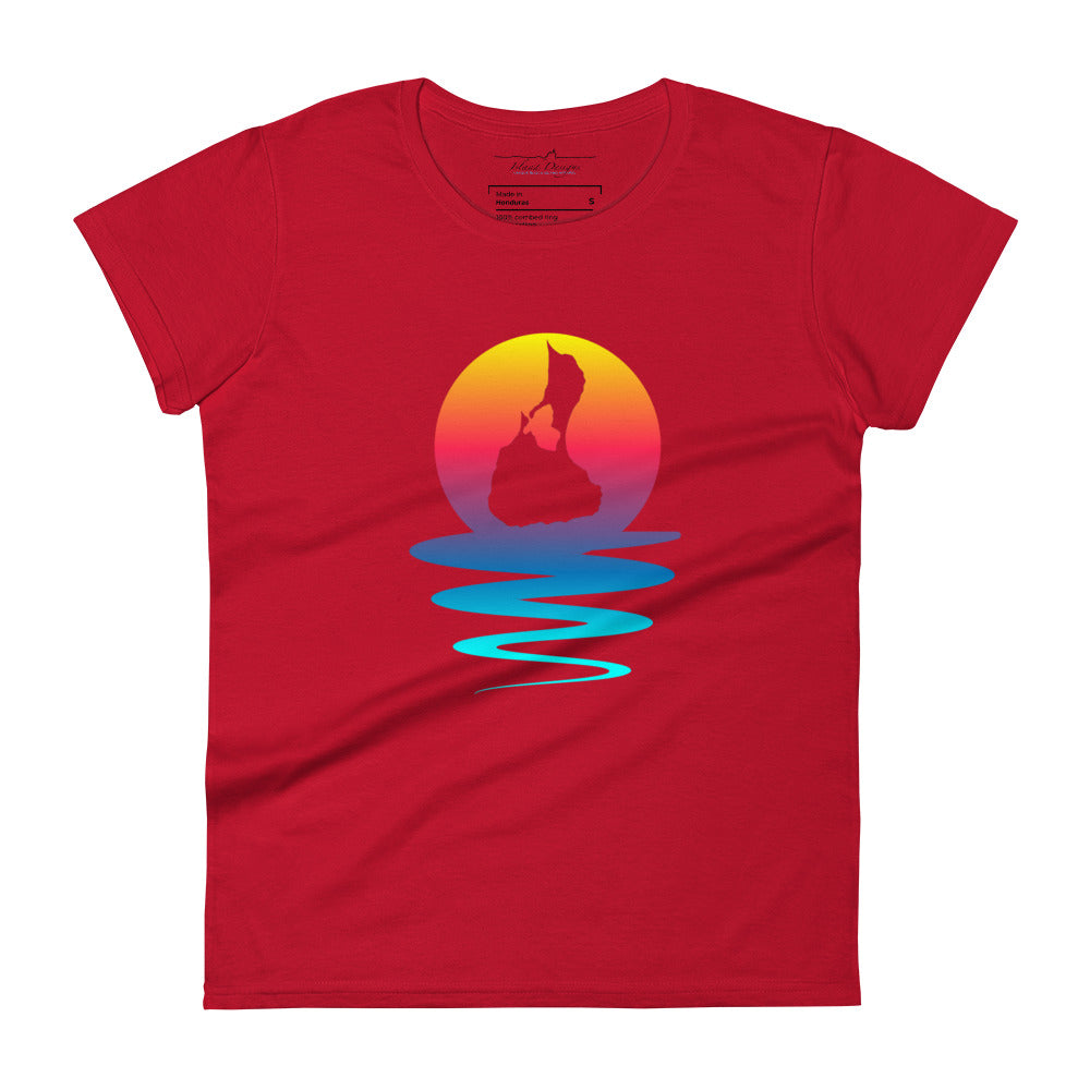 Block Island Earth, Water, and Sun Women's Tee
