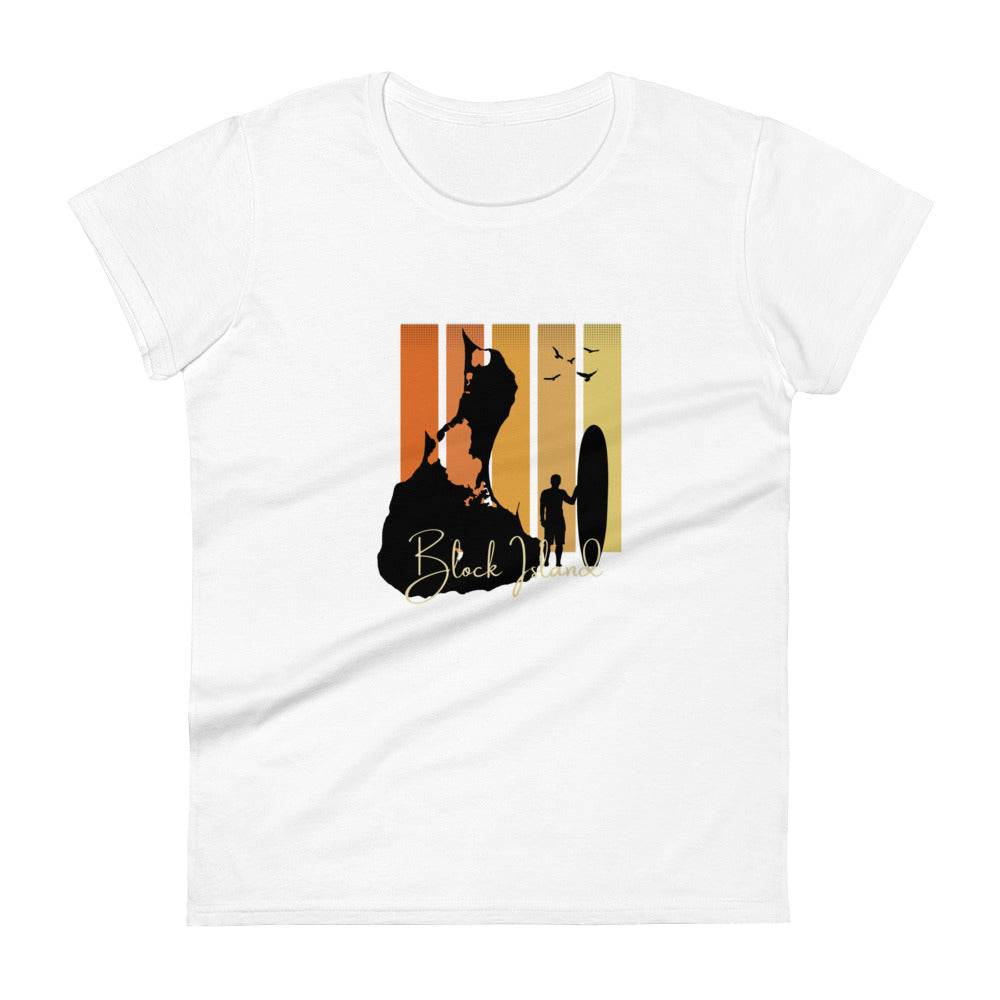 Block Island Surf Board Women's T-Shirt