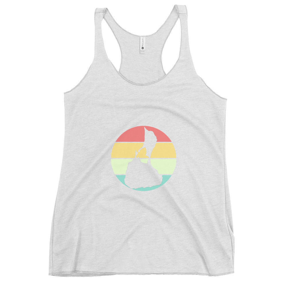 Women's Racerback Block Island Tank